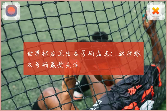 世界杯后卫出名号码盘点：这些球衣号码最受关注